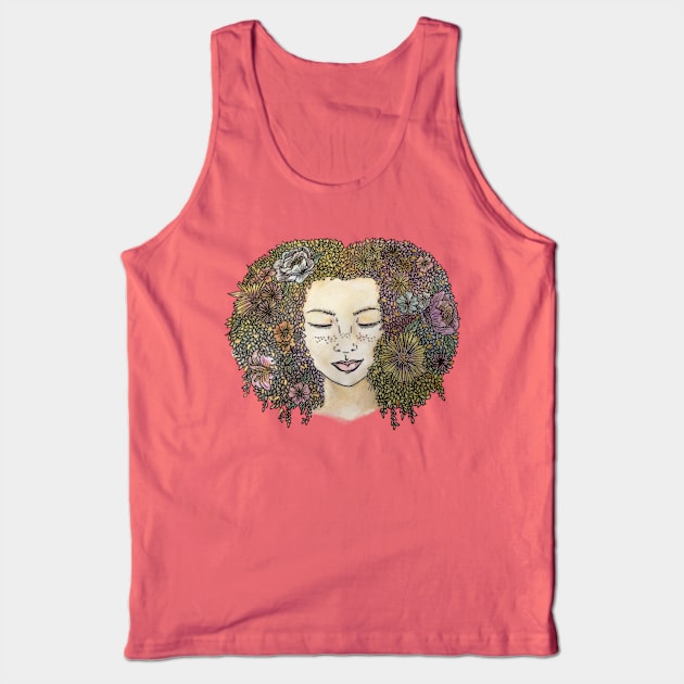 Flower Girl Tank Top by dankdesigns